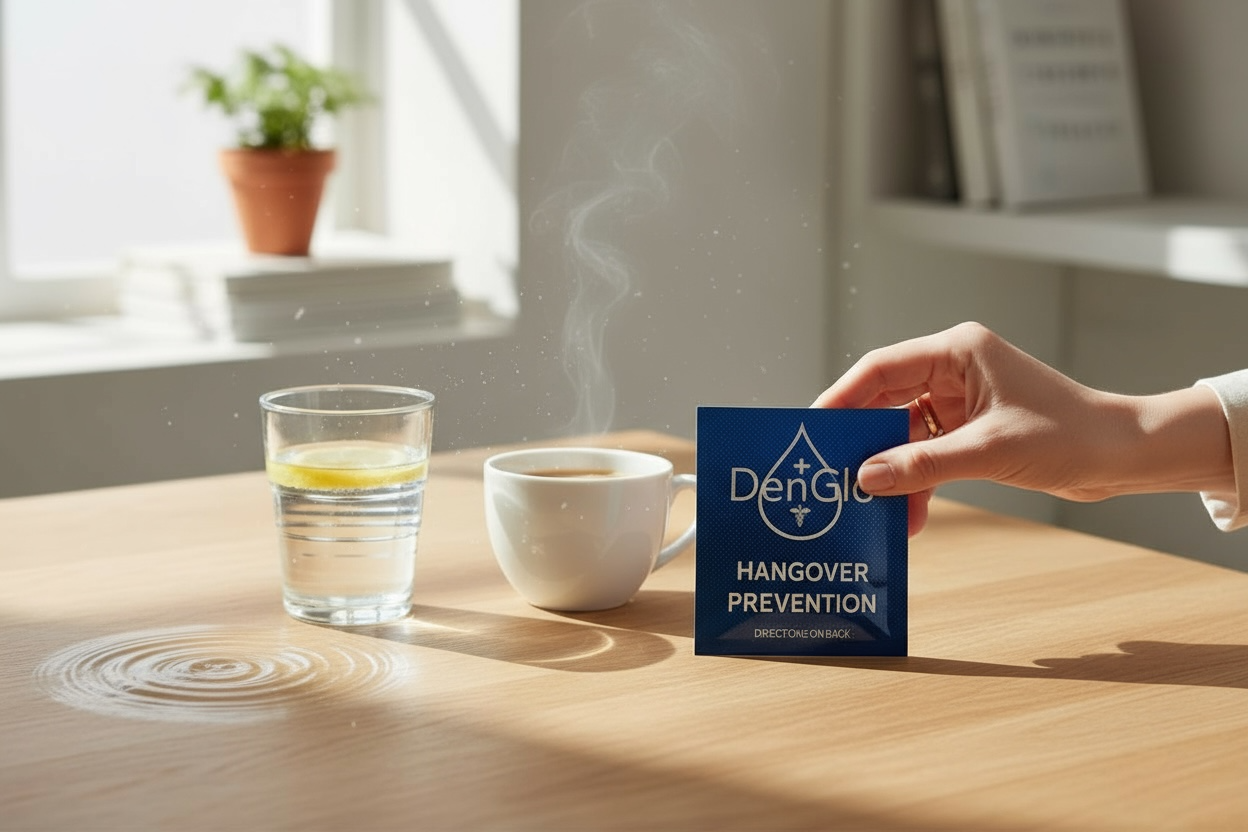 DenGlo Hangover Prevention — morning recovery